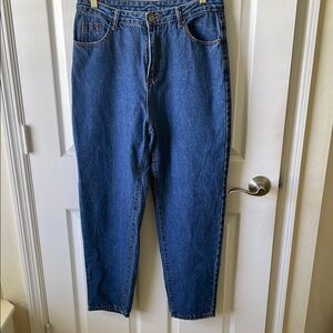Classic Blue Denim Jeans waist 15 1/2 inseam 28